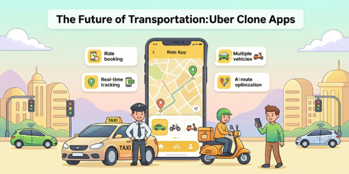 The Future of Transportation: Uber Clone Apps Revolutionizing Modern Mobility
