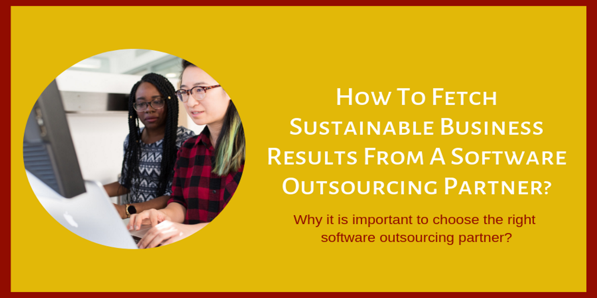 results from software outsourcing partner